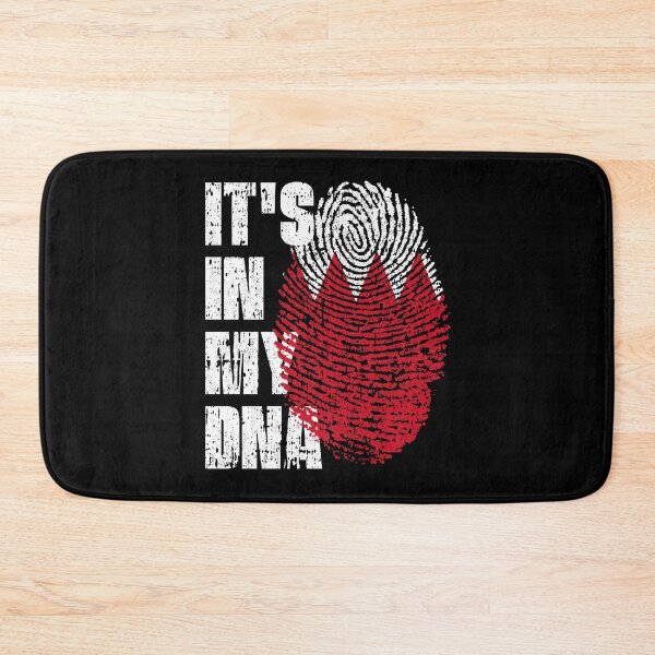 Item preview, IT'S IN MY DNA Bahrain Flag Roots designed and sold by CosmoKitsch.