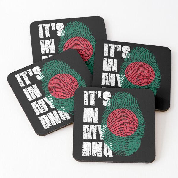 Item preview, IT'S IN MY DNA Bangladesh Flag Roots designed and sold by CosmoKitsch.