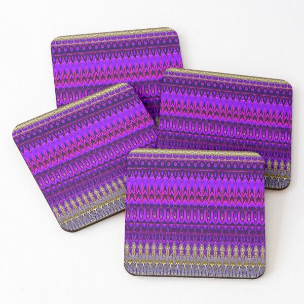 Item preview, Violet and Gold Neo-Gothic Fractal Pattern designed and sold by Warren Paul Harris.