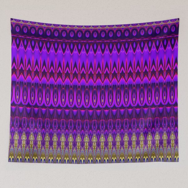 Item preview, Violet and Gold Neo-Gothic Fractal Pattern designed and sold by Warren Paul Harris.