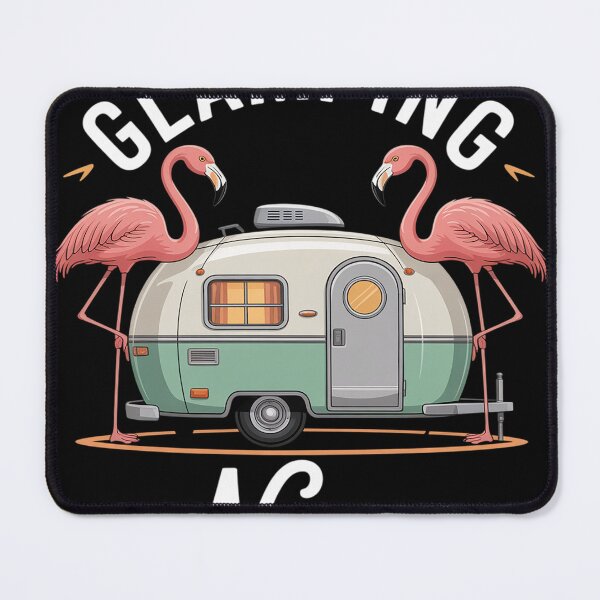 Item preview, Glamping Nana Womens Camping RV Flamingos designed and sold by KristieRamsey.