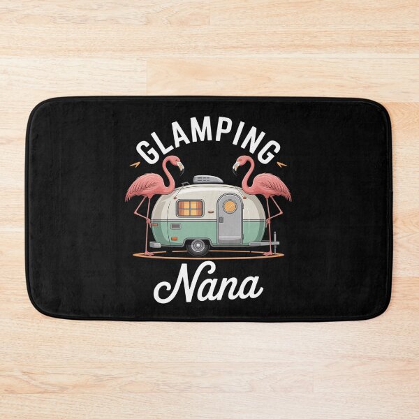 Item preview, Glamping Nana Womens Camping RV Flamingos designed and sold by KristieRamsey.