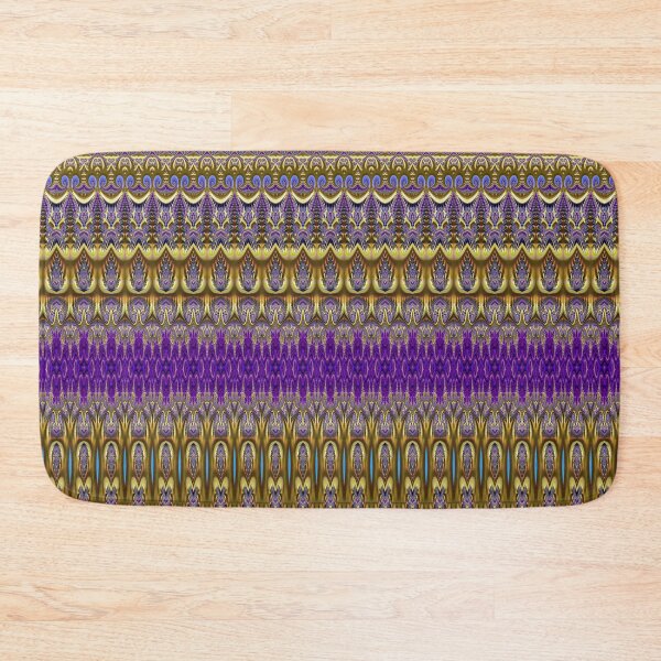 Item preview, Gold and Violet Neo-Gothic Fractal Pattern designed and sold by Warren Paul Harris.