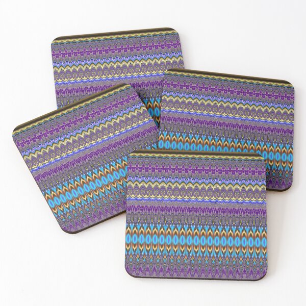 Item preview, Blue and Violet Neo-Gothic Fractal Pattern designed and sold by Warren Paul Harris.