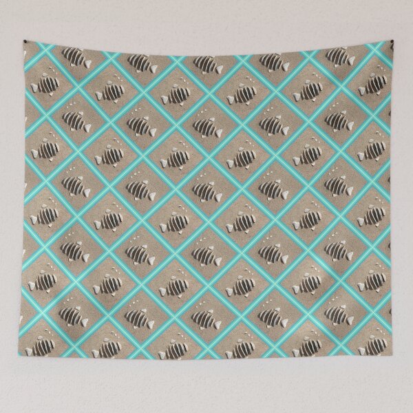 Item preview, Shell-fish Aqua designed and sold by ShorelineSally.