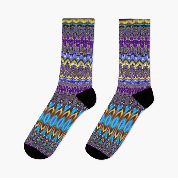Item preview, Blue and Violet Neo-Gothic Fractal Pattern designed and sold by Warren Paul Harris.