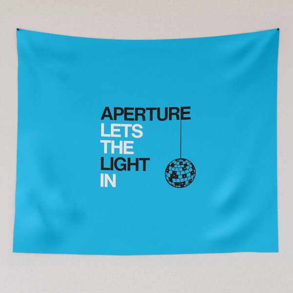 Item preview, Aperture lets the light in (Blue) designed and sold by mmikhaila.