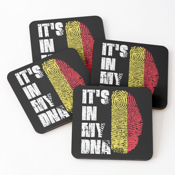 Item preview, IT'S IN MY DNA Belgium Flag Roots designed and sold by CosmoKitsch.