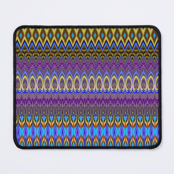 Item preview, Gold, Blue and Violet Neo-Gothic Fractal Pattern designed and sold by Warren Paul Harris.
