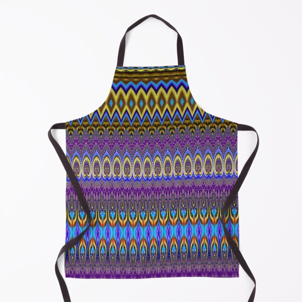 Item preview,  Gold, Blue and Violet Neo-Gothic Fractal Pattern designed and sold by Warren Paul Harris.
