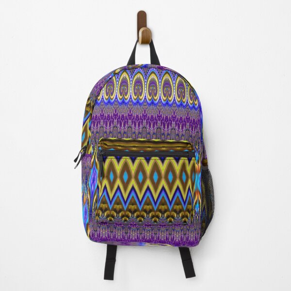 Item preview, Gold, Blue and Violet Neo-Gothic Fractal Pattern designed and sold by Warren Paul Harris.
