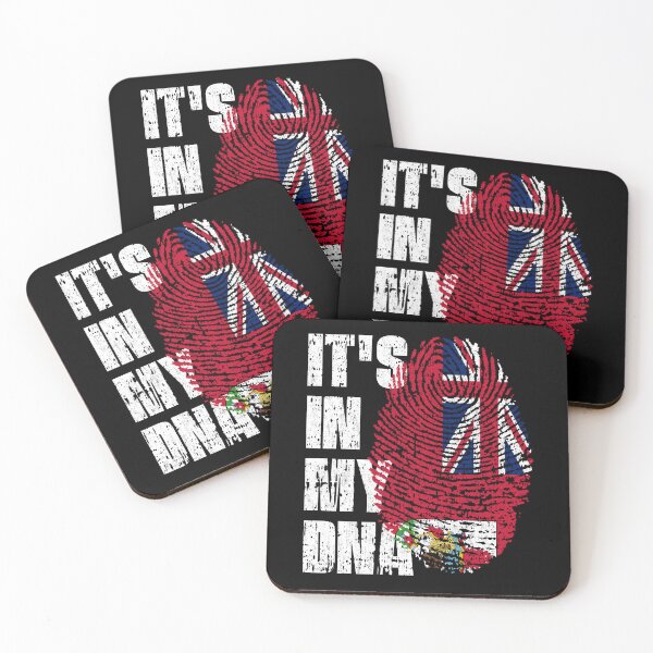 Item preview, IT'S IN MY DNA Bermuda Flag Roots designed and sold by CosmoKitsch.
