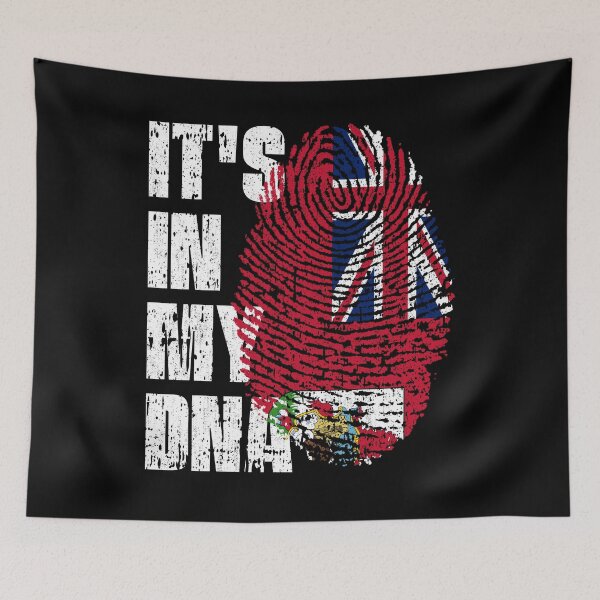 Item preview, IT'S IN MY DNA Bermuda Flag Roots designed and sold by CosmoKitsch.