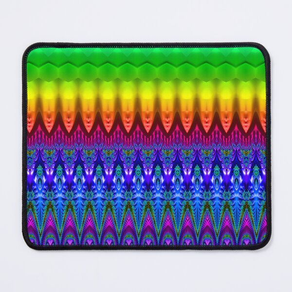 Item preview, Neon Rainbow Neo-Gothic Fractal Pattern designed and sold by Warren Paul Harris.
