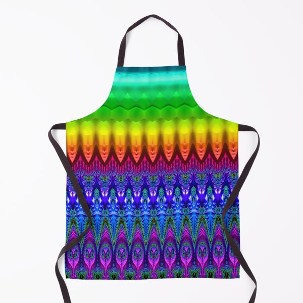 Item preview, Neon Rainbow Neo-Gothic Fractal Pattern designed and sold by Warren Paul Harris.