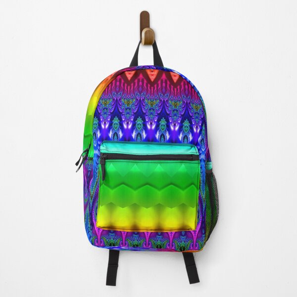 Item preview, Neon Rainbow Neo-Gothic Fractal Pattern designed and sold by Warren Paul Harris.