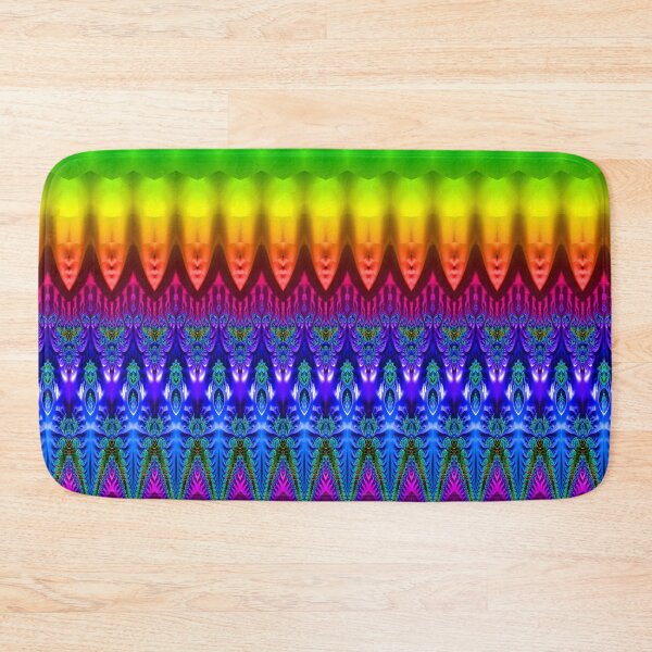 Item preview, Neon Rainbow Neo-Gothic Fractal Pattern designed and sold by Warren Paul Harris.