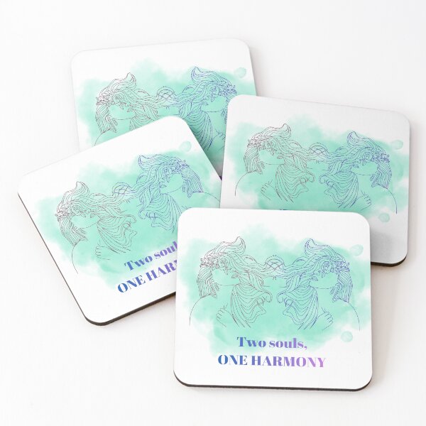 Item preview, Two Souls, One Harmony – Minimalist Floral Line Art designed and sold by Bybtissam.