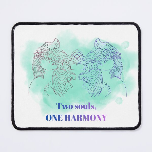 Item preview, Two Souls, One Harmony – Minimalist Floral Line Art designed and sold by Bybtissam.