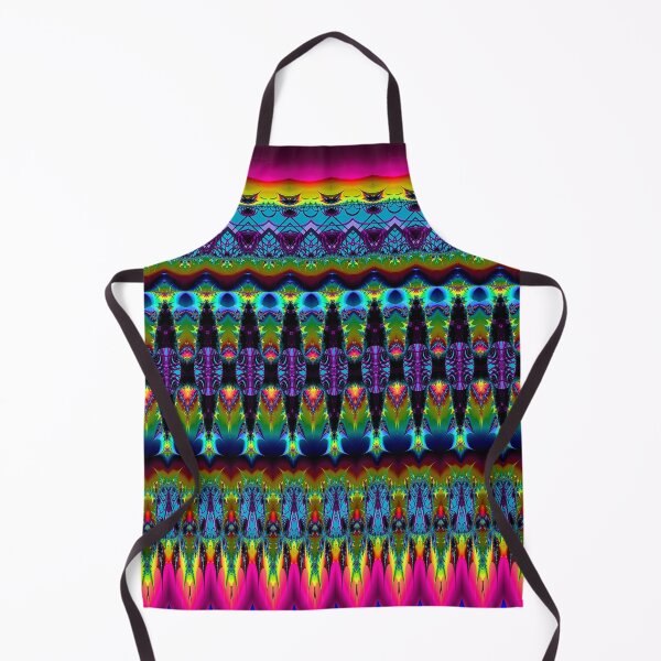 Item preview, New Year Rainbow Neo-Gothic Fractal Pattern designed and sold by Warren Paul Harris.