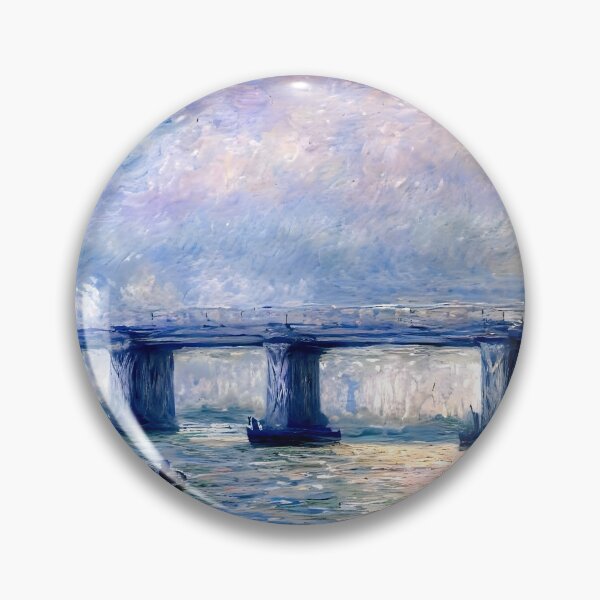 Item preview, Claude Monet's Charing Cross Bridge (1903) - An Ethereal Depiction of an Iconic Landmark designed and sold by artdesignsnow.