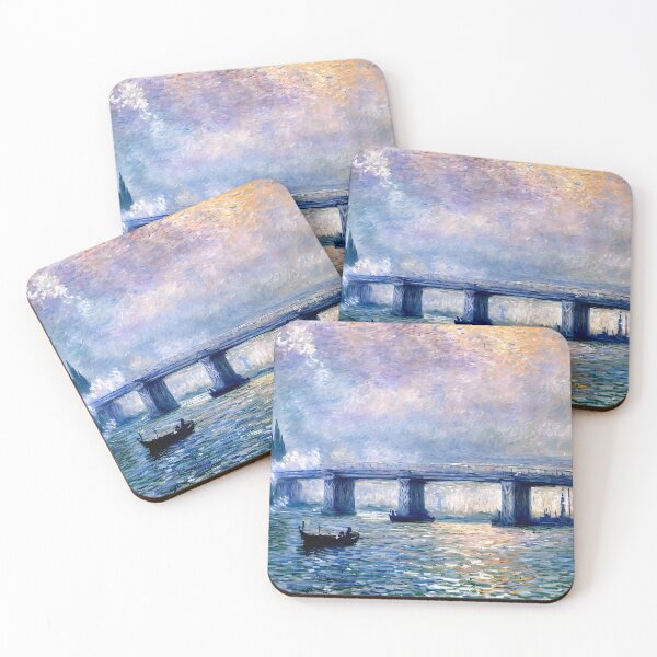 Item preview, Claude Monet's Charing Cross Bridge (1903) - An Ethereal Depiction of an Iconic Landmark designed and sold by artdesignsnow.