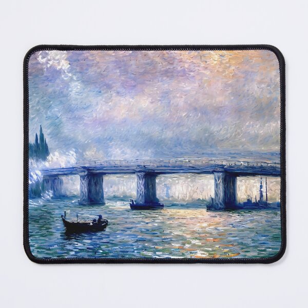 Item preview, Claude Monet's Charing Cross Bridge (1903) - An Ethereal Depiction of an Iconic Landmark designed and sold by artdesignsnow.