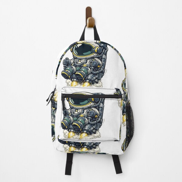 Item preview, Cute Astronaut Jetpack Cartoon Space Illustration designed and sold by Combat Skies.
