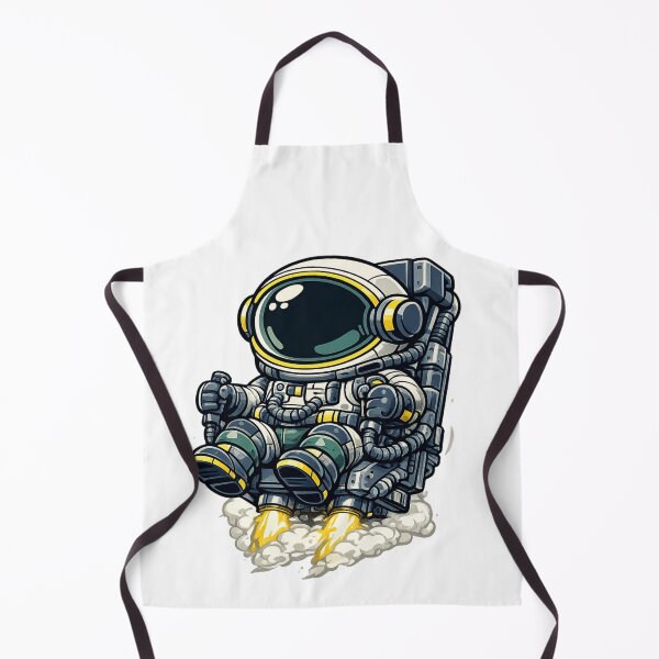 Item preview, Cute Astronaut Jetpack Cartoon Space Illustration designed and sold by Combat Skies.