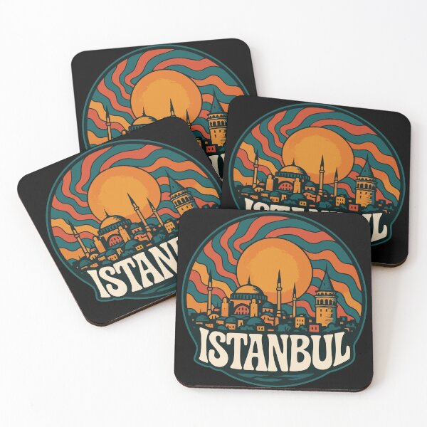 Item preview, Istanbul Turkey Retro Trippy Art Travel designed and sold by TomFrontierArt.