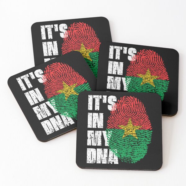 Item preview, IT'S IN MY DNA Burkina faso Flag Roots designed and sold by CosmoKitsch.