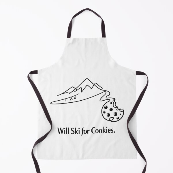 Item preview, Will Ski for Cookies Beaver Creek Line Art designed and sold by avinigav.