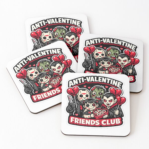 Item preview, Horror Characters Squad Anti-Valentine Friends Club designed and sold by MukuMint.