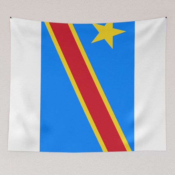 Item preview, Vertical DR Congo Flag Design designed and sold by NTGUILTY.