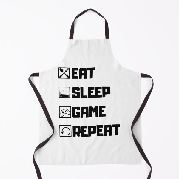 Item preview, Eat Sleep Game Repeat – Casual Adult Gamer Routine Tee designed and sold by KapiPrint.