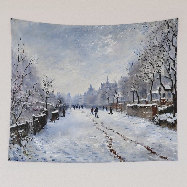 Item preview, Snow-Covered Argenteuil - Winter Serenity designed and sold by artdesignsnow.