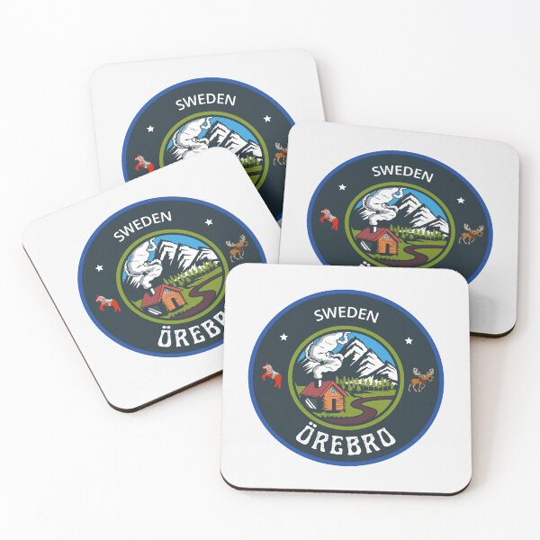 Item preview, Örebro Sweden Emblem | Scandinavian Travel Badge Design designed and sold by World Designs.