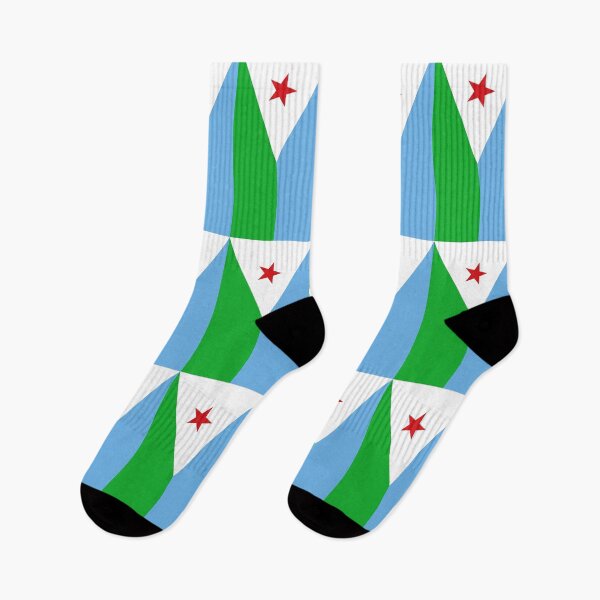 Item preview, Vertical Djibouti Flag Design designed and sold by NTGUILTY.