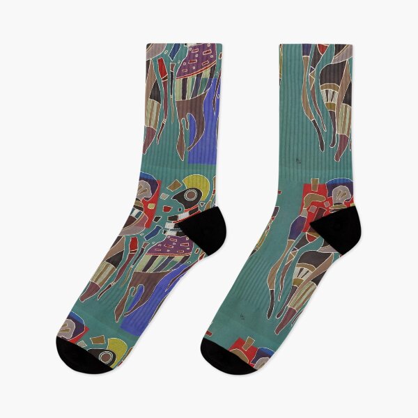 Item preview, Kandinsky 1943 Four figures on three squares designed and sold by PixDezines.