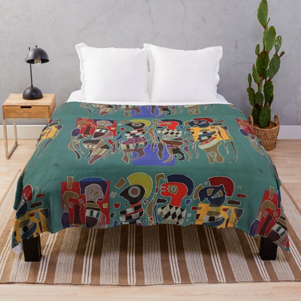 Item preview, Kandinsky 1943 Four figures on three squares designed and sold by PixDezines.