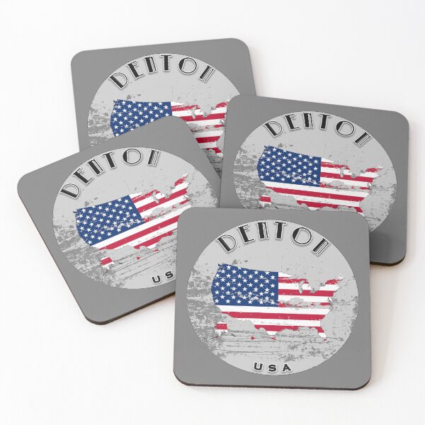 Item preview, Denton United States of America | Worn Flag Travel Badge designed and sold by World Designs.