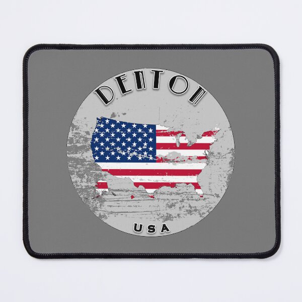 Item preview, Denton United States of America | Worn Flag Travel Badge designed and sold by World Designs.