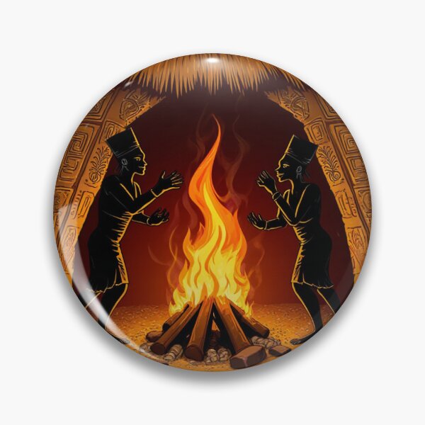 Item preview, Dinka family hearth jealously guarded | Living hieroglyphic flames | Eternal White Nile tradition | designed and sold by Absolutsoma.