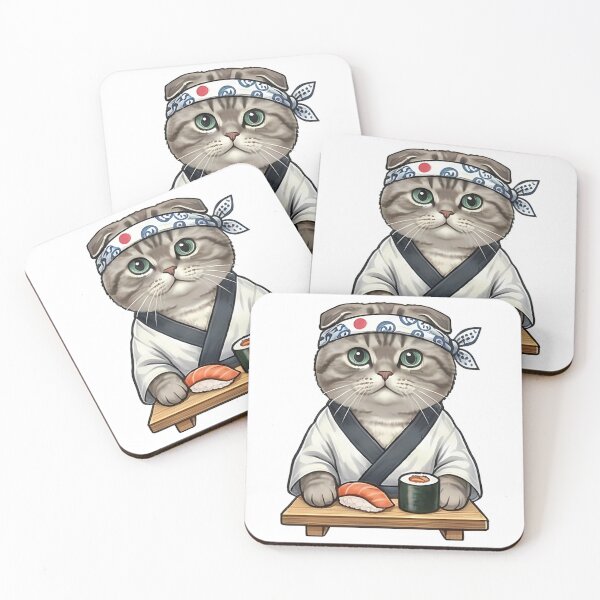 Item preview, Sushi Chef Cat designed and sold by k3rstman1.