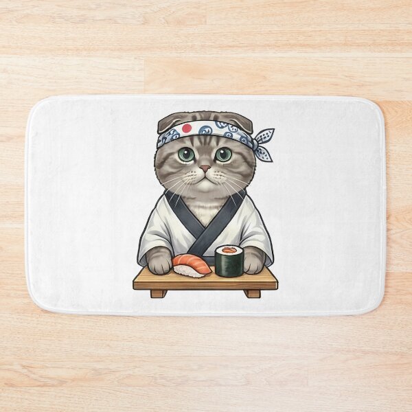 Item preview, Sushi Chef Cat designed and sold by k3rstman1.
