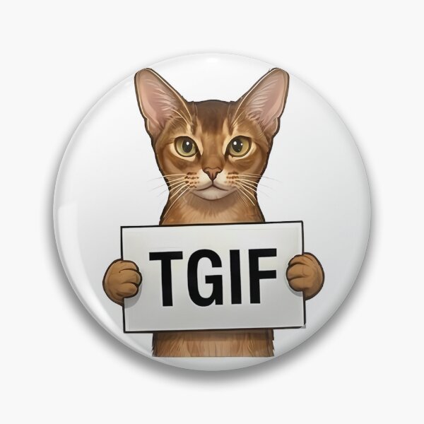 Item preview, TGIF Weekend Cat designed and sold by k3rstman1.
