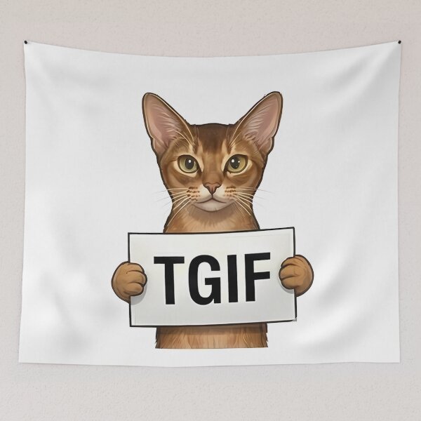 Item preview, TGIF Weekend Cat designed and sold by k3rstman1.