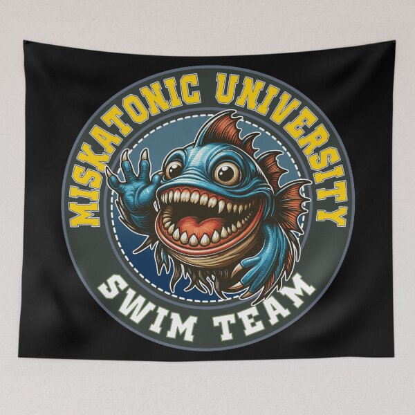 Item preview, Miskatonic Swim Team S01 D10 designed and sold by Houerd.