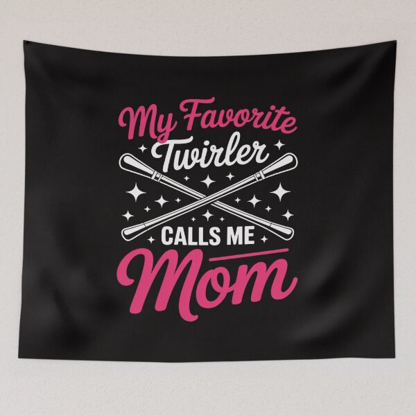 Item preview, Mom Baton Twirler Mothers Day Baton Twirling Twirl designed and sold by HesterFoley.