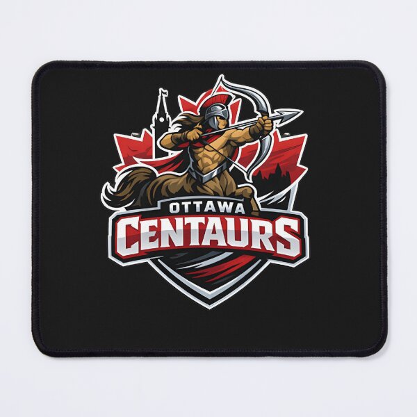 Item preview, Ottawa Centaurs Hockey Mascot T-Shirt – Canadian Mythology Sports Logo designed and sold by ZyxDes.
